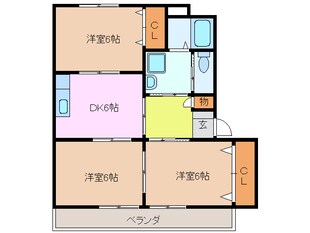 津駅 徒歩25分 1階の物件間取画像